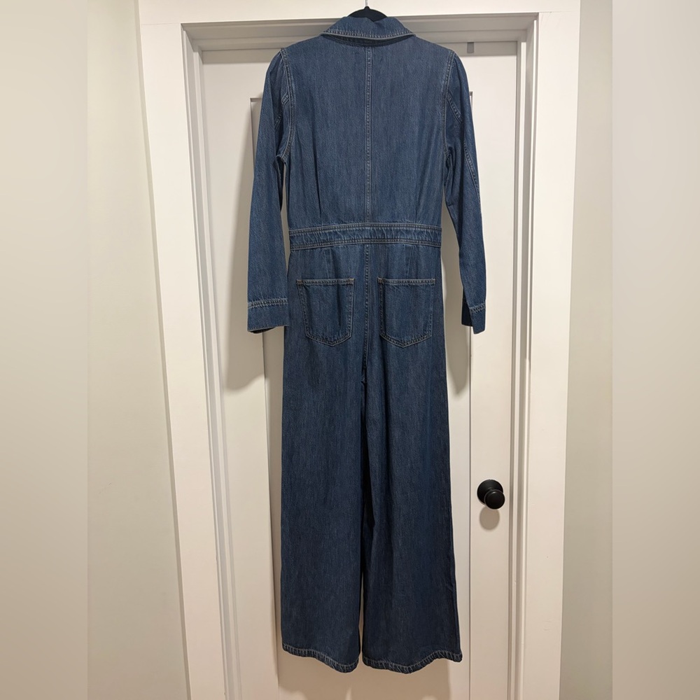 NWT: Madewell Tailored Denim Jumpsuit. Size 4 - Picture 11 of 12